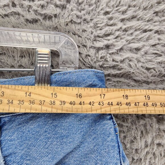 Levis Shorts Womens 34 501 Premium Big E Cotton Denim Button Fly Cutoff - Picture 5 of 16